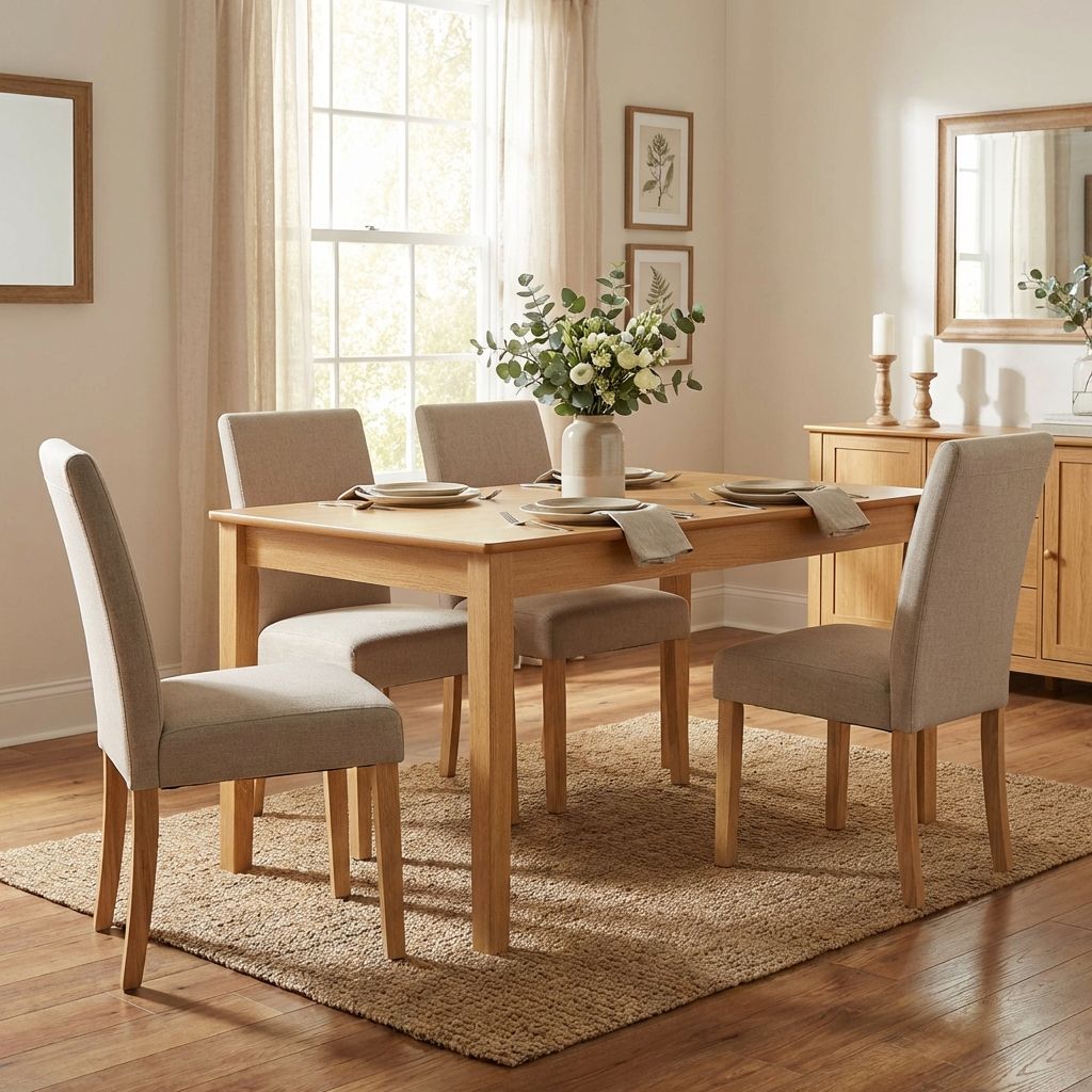 Easton 4 Seater Rectangular Dining Table