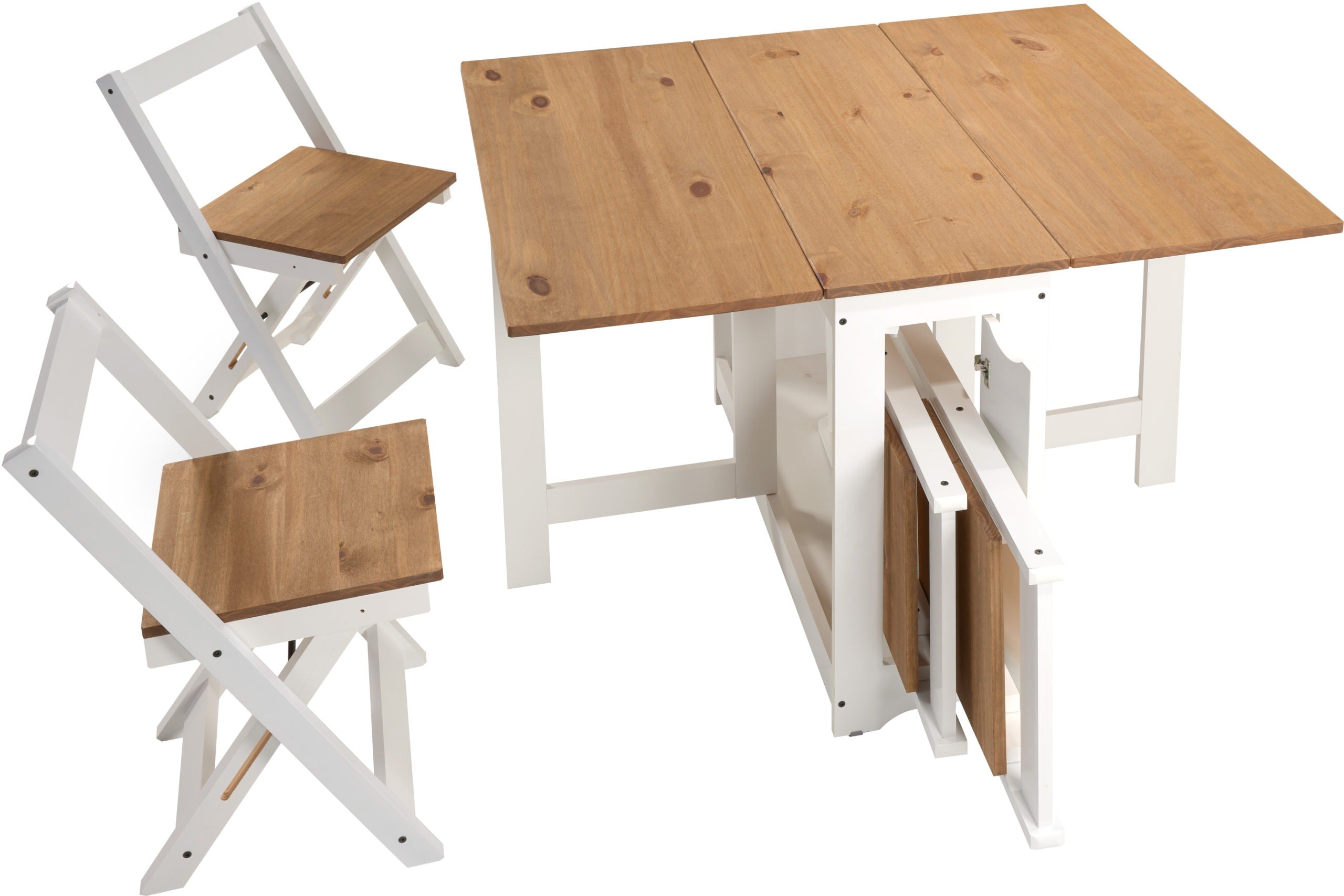 Santos Butterfly Folding Space Saving Dining Set