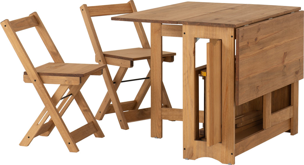 Santos Butterfly Folding Space Saving Dining Set