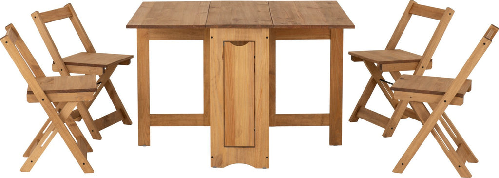 Santos Butterfly Folding Space Saving Dining Set