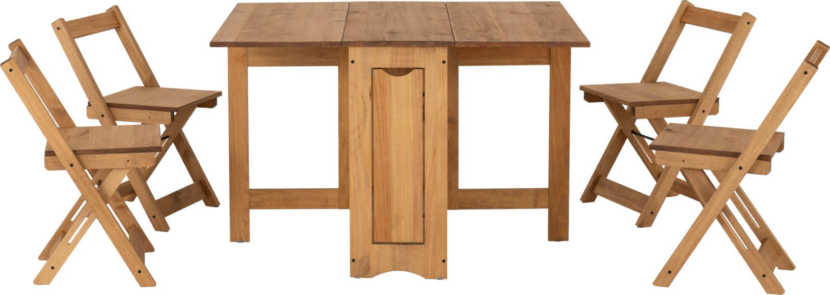 Santos Butterfly Folding Space Saving Dining Set