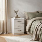 Paddington 3 Door Wardrobe & 7 Drawer Chest 4 Piece Bedroom Set