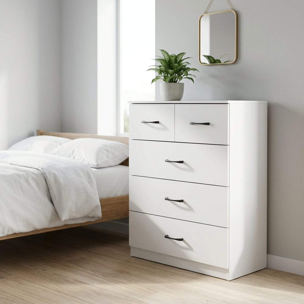 Paddington 3 Door Wardrobe & 3+2 Drawer Chest 3 Piece Bedroom Set