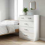 Paddington 3 Door Wardrobe & 3+2 Drawer Chest 3 Piece Bedroom Set