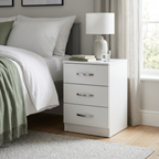 Paddington 3 Door Wardrobe & 3+2 Drawer Chest 3 Piece Bedroom Set