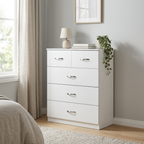 Paddington 3 Door Wardrobe & 3+2 Drawer Chest 3 Piece Bedroom Set