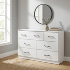 Paddington 3 Door Wardrobe & 7 Drawer Chest 3 Piece Set