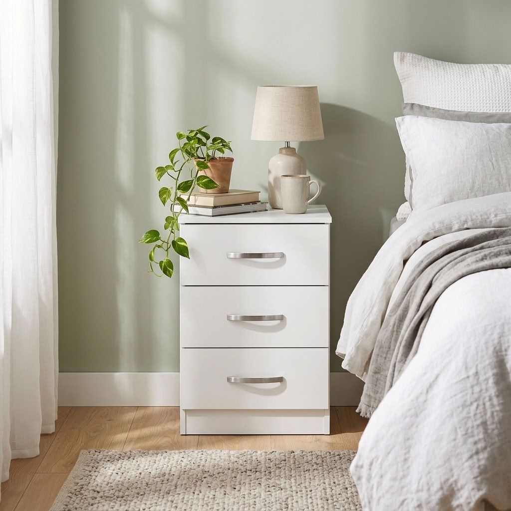 Paddington 4 Door Wardrobe & 3+2 Drawer Chest 4 Piece Bedroom Set