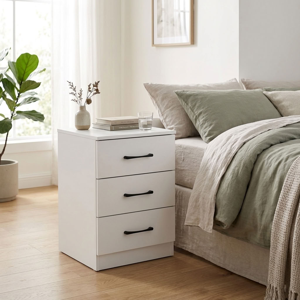 Paddington 4 Door & 7 Drawer Chest 4 Piece Bedroom Set