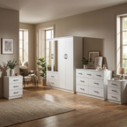 Paddington 4 Door & 7 Drawer Chest 4 Piece Bedroom Set