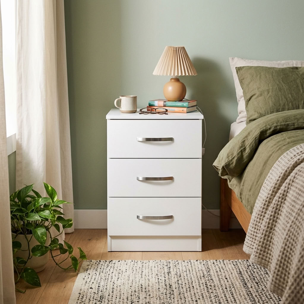 Paddington 4 Door & 7 Drawer Chest 4 Piece Bedroom Set