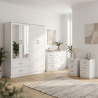 Paddington 4 Door & 7 Drawer Chest 4 Piece Bedroom Set