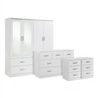Paddington 4 Door & 7 Drawer Chest 4 Piece Bedroom Set