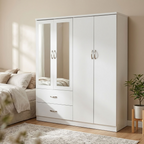 Paddington 4 Door & 7 Drawer Chest 4 Piece Bedroom Set