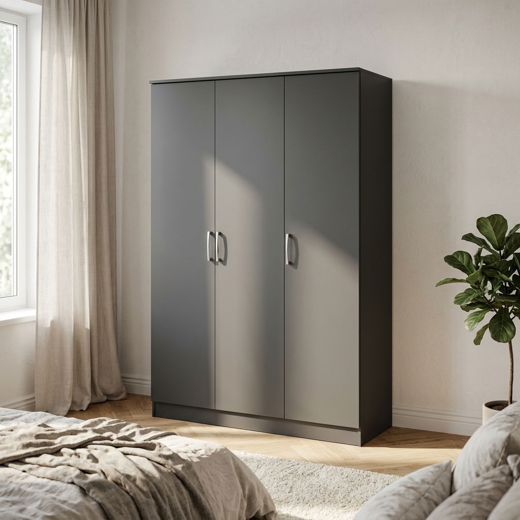 Highbury 4 Piece Bedroom Set With 3 Door Triple Wardrobe