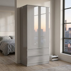 Soho 2 Door Wardrobe, 4 Drawer Chest & Bedside Tables 4 Piece Bedroom Set