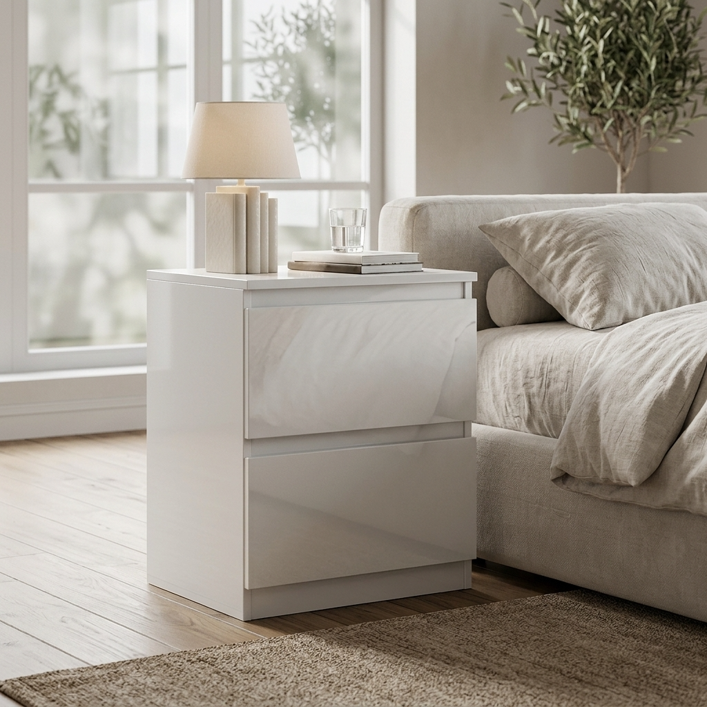 Soho 2 Door Wardrobe, 4 Drawer Chest & Bedside Tables 4 Piece Bedroom Set