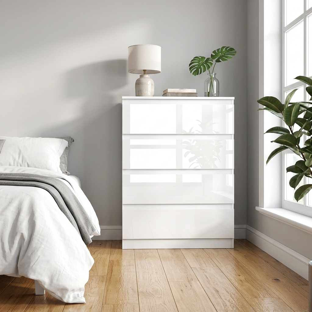 Soho 2 Door Wardrobe, 4 Drawer Chest & Bedside Tables 4 Piece Bedroom Set