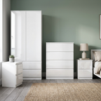 Soho 2 Door Wardrobe, 4 Drawer Chest & Bedside Tables 4 Piece Bedroom Set