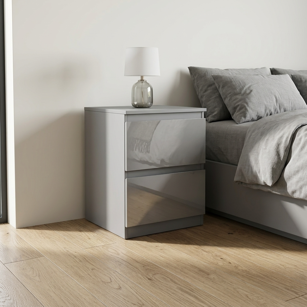 Soho 2 Door Wardrobe, 6 Drawer Chest & Bedside Tables 4 Piece Bedroom Set