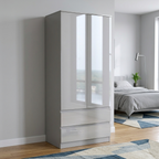 Soho 2 Door Wardrobe, 6 Drawer Chest & Bedside Tables 4 Piece Bedroom Set