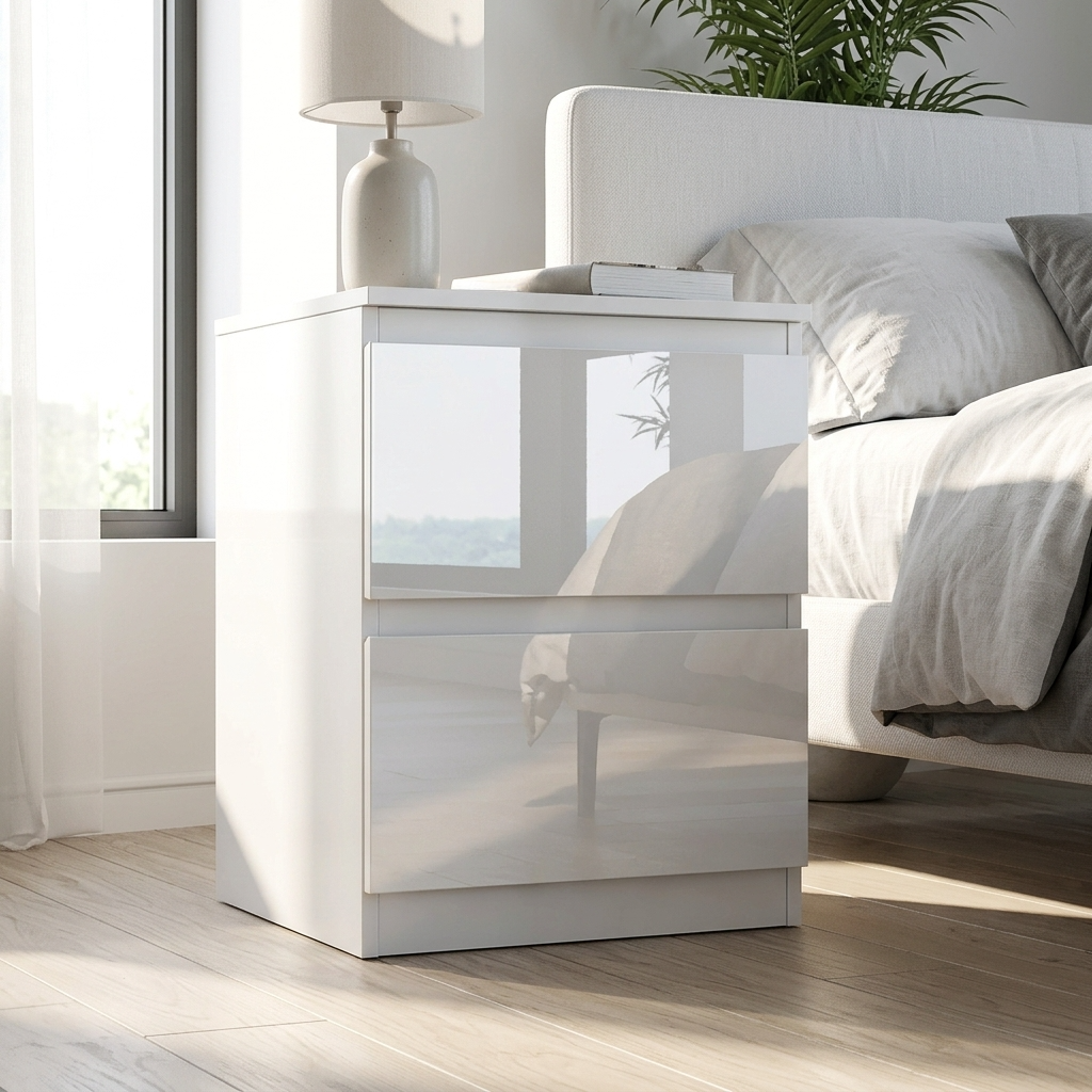 Soho 2 Door Wardrobe, 6 Drawer Chest & Bedside Tables 4 Piece Bedroom Set