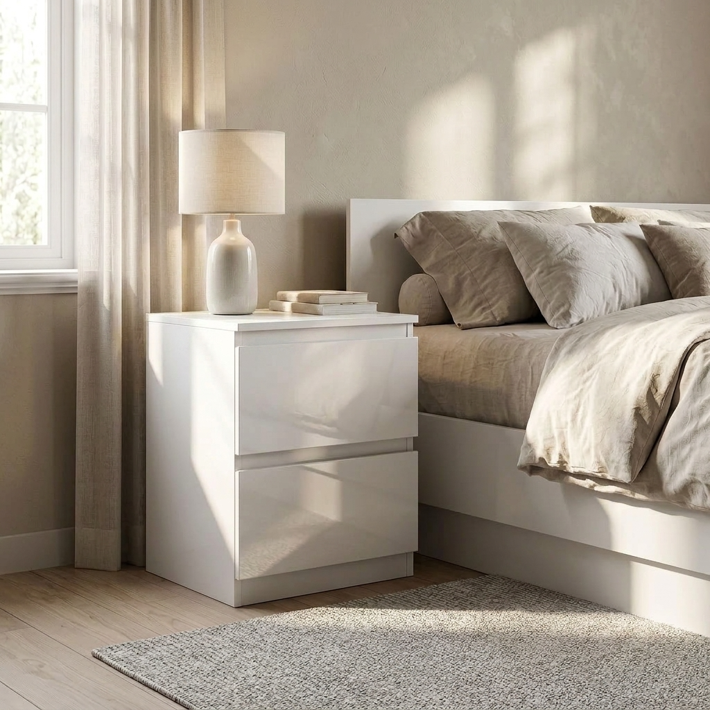 Soho 3 Door Wardrobe, 5 Drawer Chest & Bedside Tables 4 Piece Bedroom Set