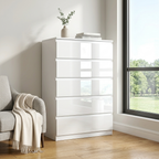 Soho 3 Door Wardrobe, 5 Drawer Chest & Bedside Tables 4 Piece Bedroom Set
