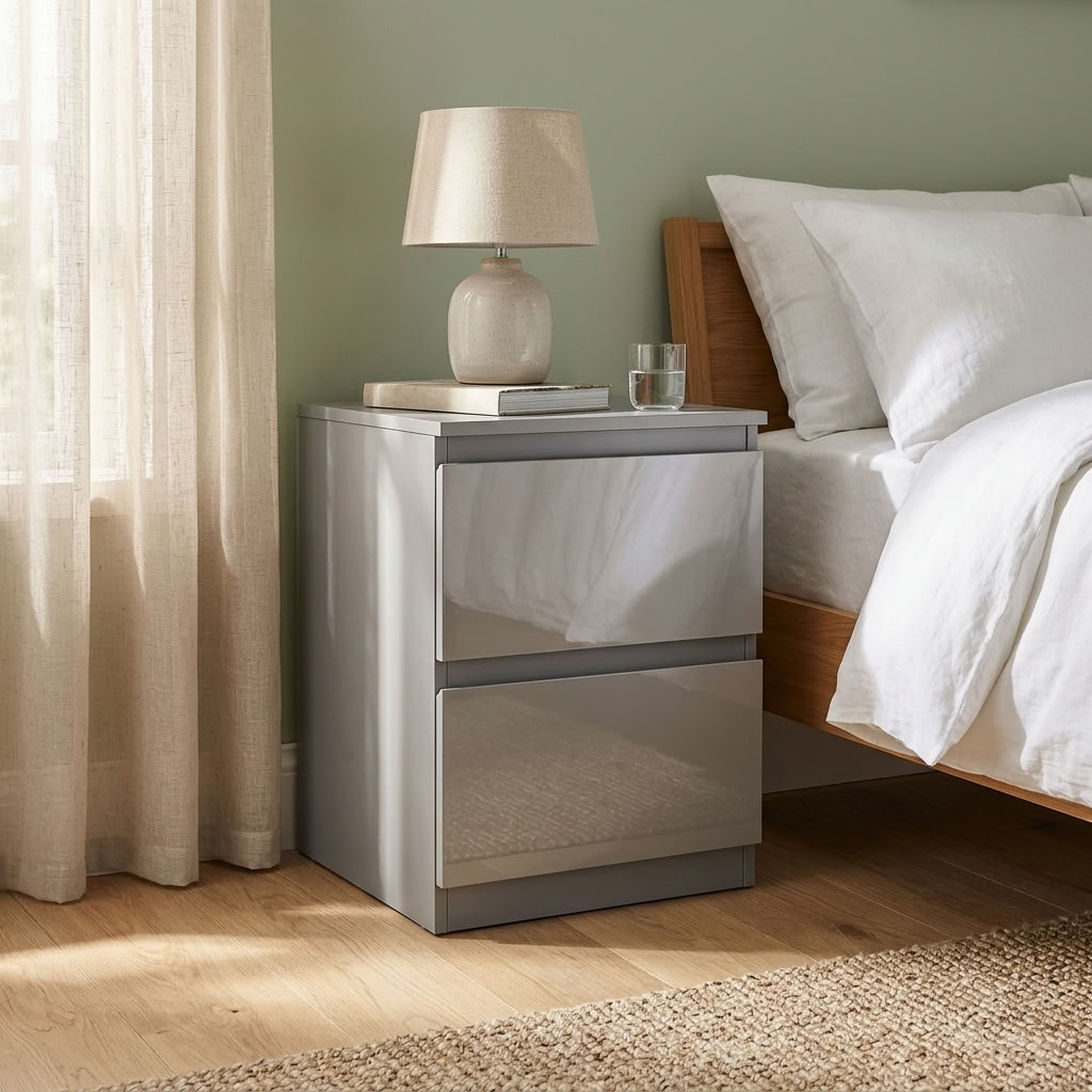 Soho 3 Door Wardrobe, 6 Drawer Chest & Bedside Tables 4 Piece Bedroom Set