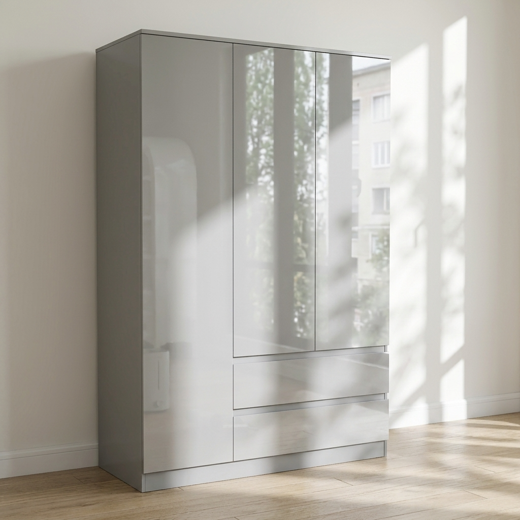 Soho 3 Door Wardrobe, 6 Drawer Chest & Bedside Tables 4 Piece Bedroom Set