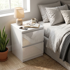 Soho 3 Door Wardrobe & 6 Drawer Chest High Gloss 3 Piece Bedroom Set