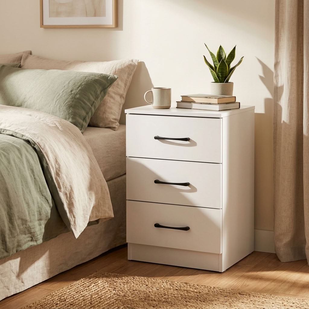 Paddington 3+2 Drawer Chest 3 Piece Bedroom Set