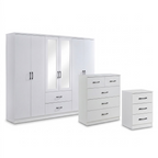 Paddington 3+2 Drawer Chest 3 Piece Bedroom Set
