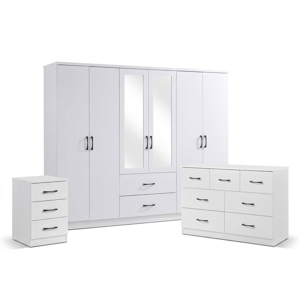 Paddington 7 Drawer Chest 3 Piece Bedroom Set