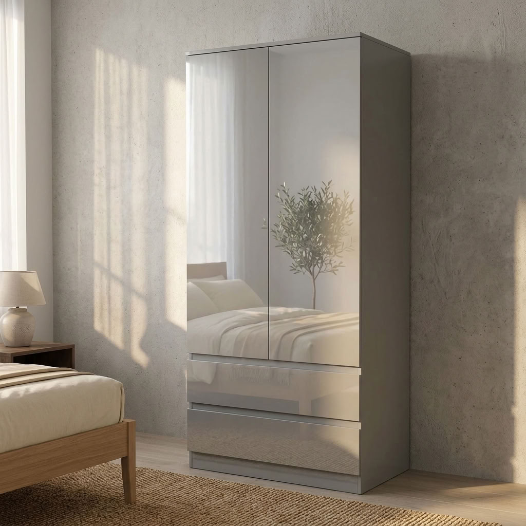 Soho 2 Door 2 Drawer Double Wardrobe