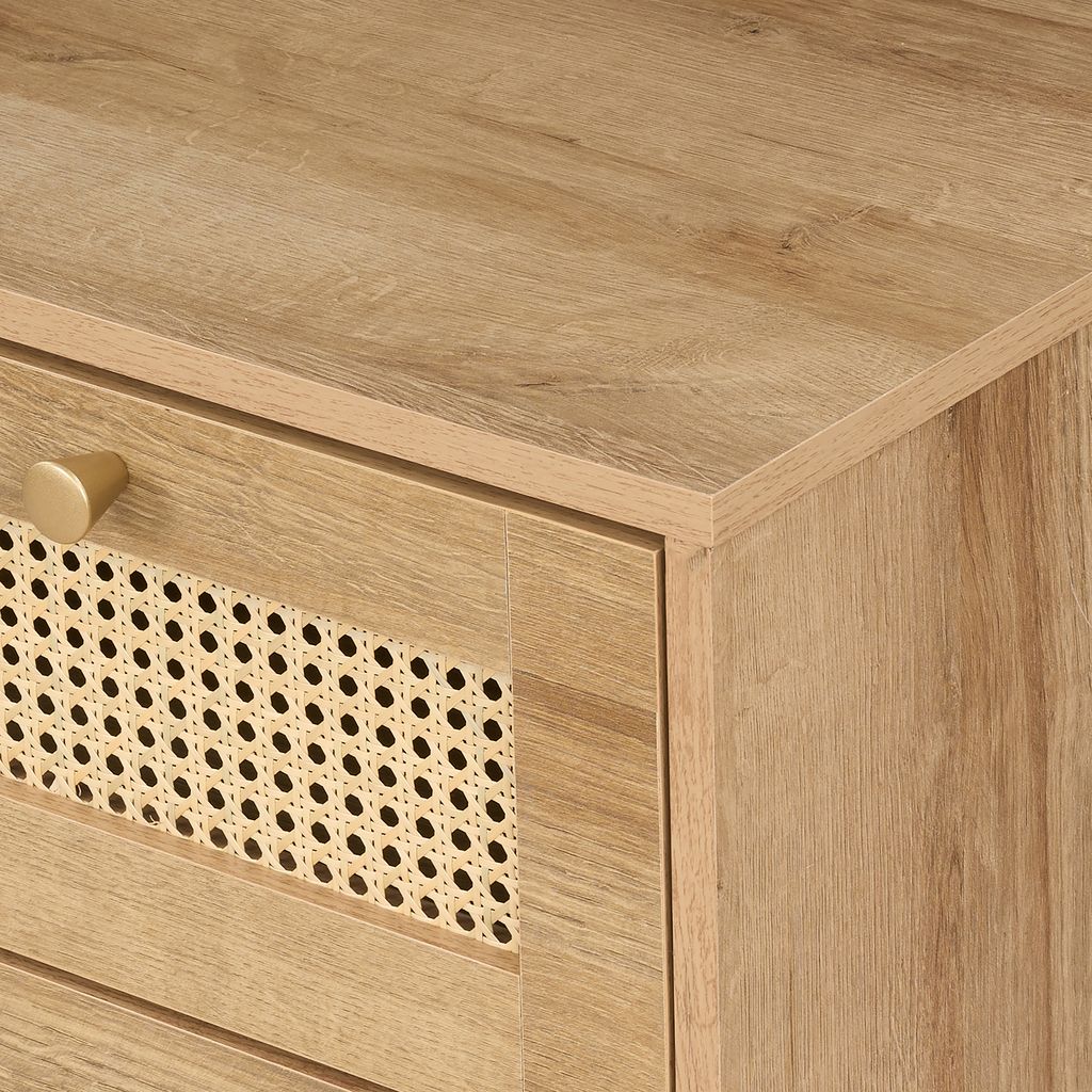 Manila Rattan 7 Drawer Chest of Drawers
