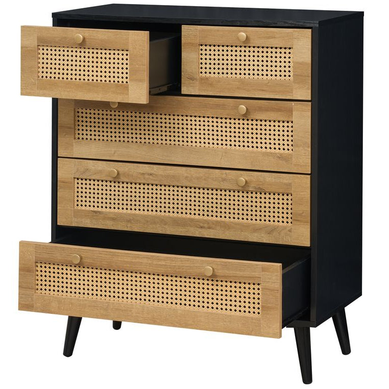 Manila Rattan 2 Door Wardrobe 3 Piece Bedroom Set