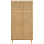 Manila Rattan 2 Door Wardrobe 3 Piece Bedroom Set