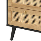 Manila Rattan 2 Door Wardrobe 3 Piece Bedroom Set
