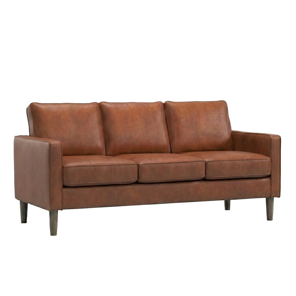 Marley Faux Leather 3 Seater Sofa