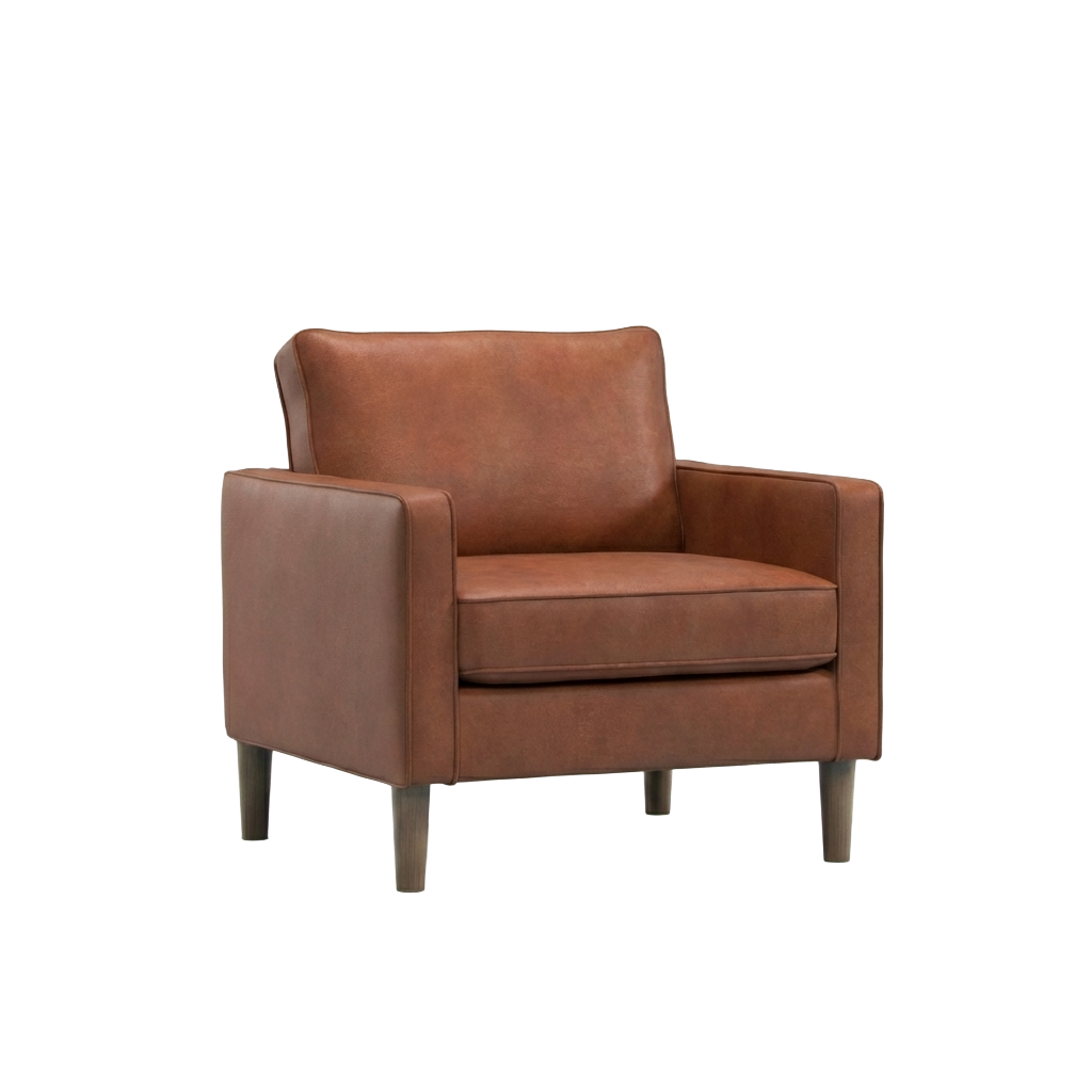 Marley Faux Leather Armchair