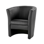 Faux Leather Tub Chair