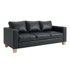 Faux Leather 3 Seater Sofa