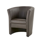 Faux Leather Tub Chair