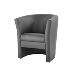 Faux Leather Tub Chair
