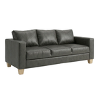 Faux Leather 3 Seater Sofa