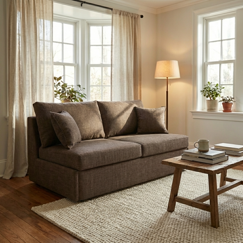 Worthing Armless Sofa Bed