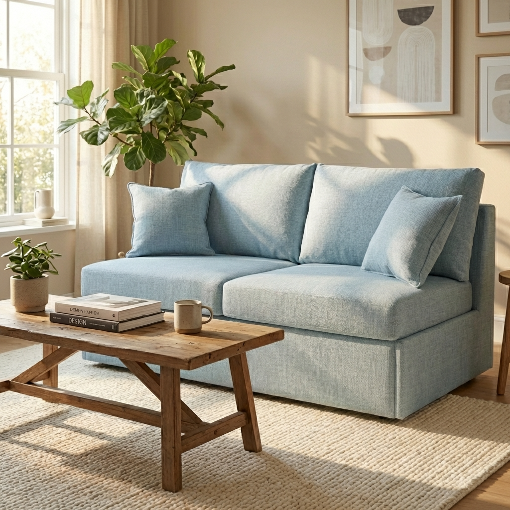 Worthing Armless Sofa Bed