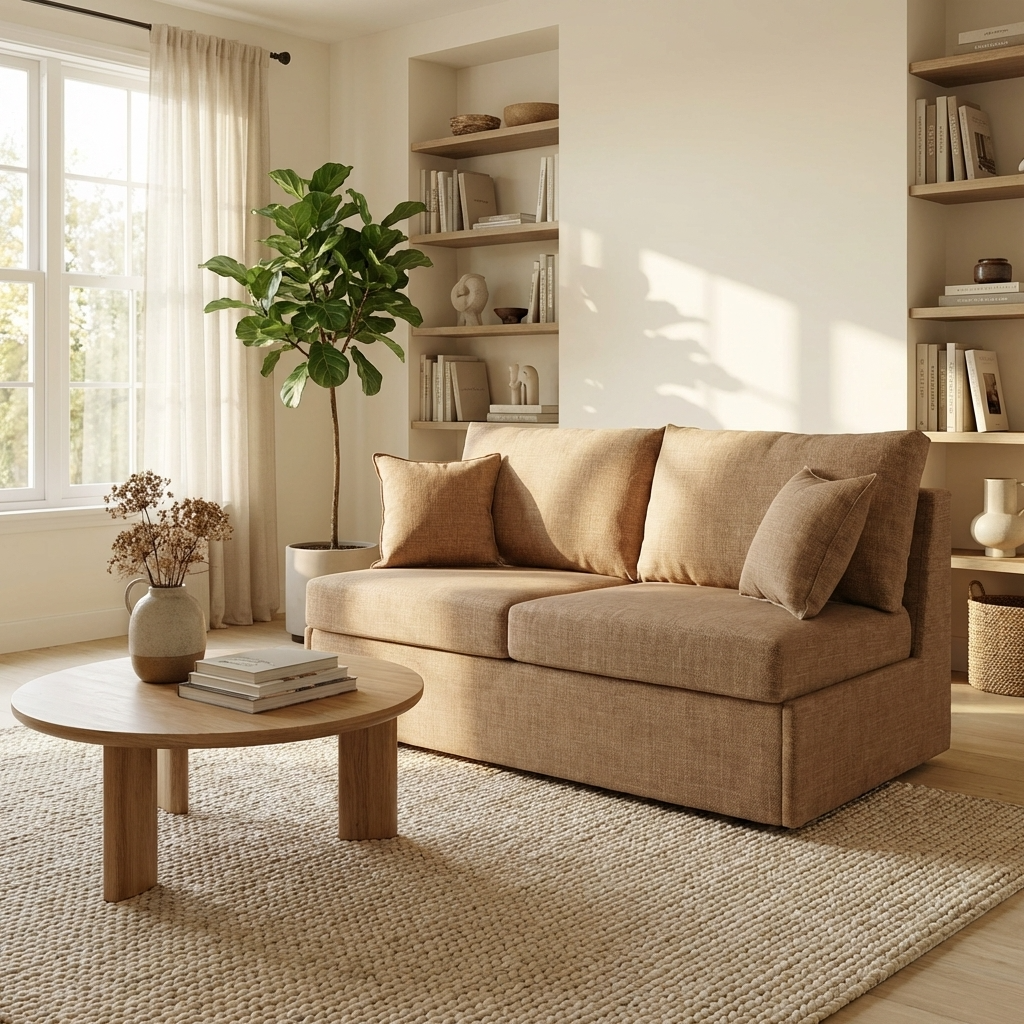 Worthing Armless Sofa Bed