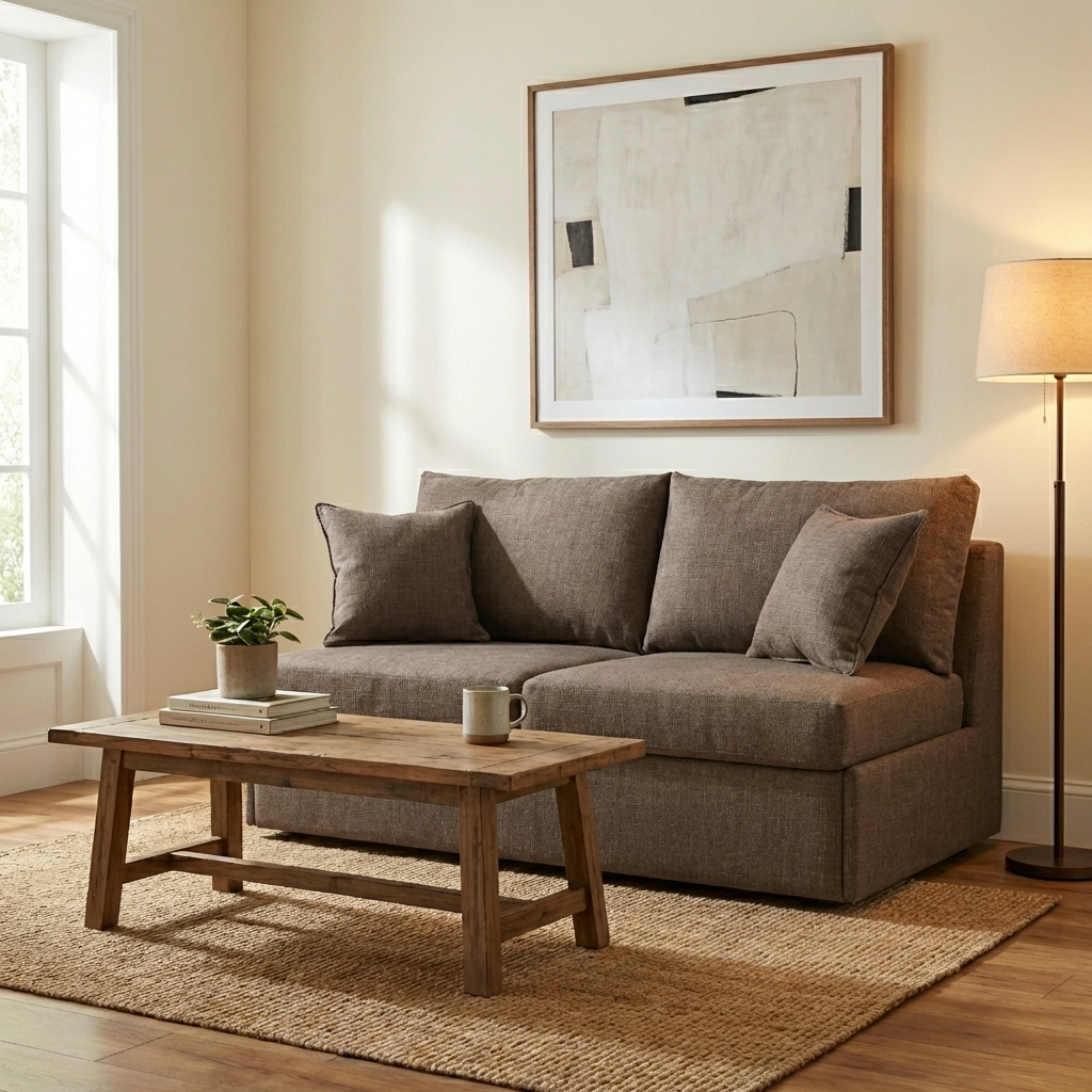 Worthing Armless Sofa Bed